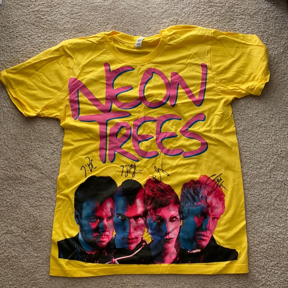 Signed Neon Trees TShirt